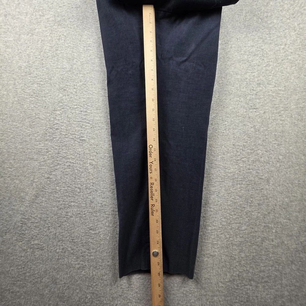 Vintage Lands' End‎ Pants Mens 31x27 Blue Corduroy Chino Tapered USA 80s Casual